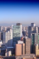 Fototapeta na wymiar Osaka skyline
