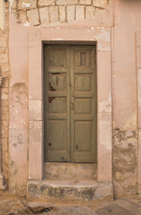 Wooden door. Acquaviva delle fonti. Puglia. Italy. 