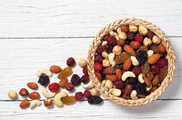 Nuts and dried fruit