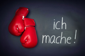 ich mache - Durchsetzungskraft am Arbeitsplatz, Boxhandschuhe