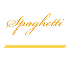 Spaghetti pasta vector