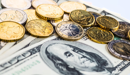 Money American dollar bills