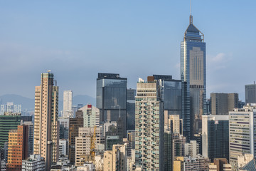 Obraz na płótnie Canvas Skyline of Hong Kong city