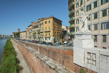 Historical city Pisa, Tuscany, Italy