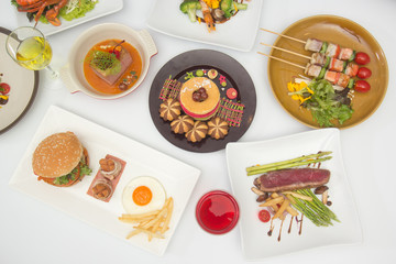 International food for dinner