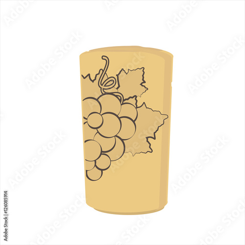 "Wine cork vector" Imágenes de archivo y vectores libres de derechos en