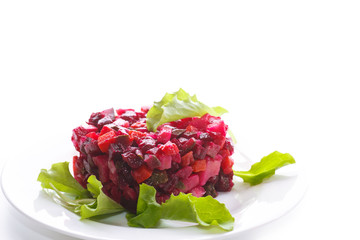 vinaigrette salad of boiled vegetables