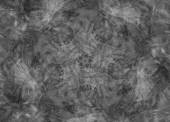 Abstract black grey feather background pattern