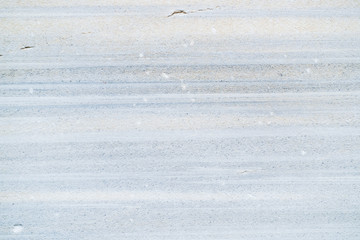 Antique external striped marble building's jacket