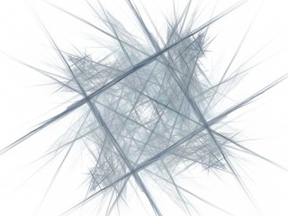 Abstract fractal square pattern of gray beams