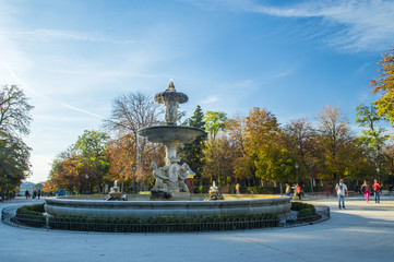 El Retiro park, Madrid, Spain