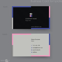 Business card template
