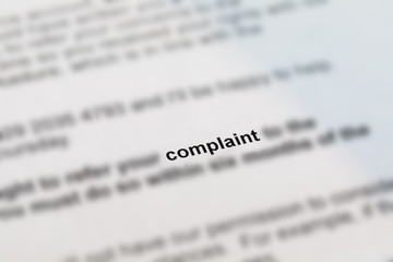 complaint