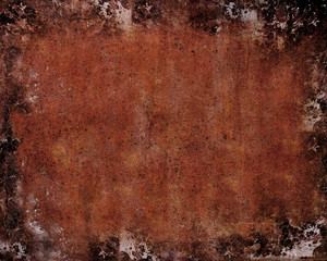 Abstract Gradient Brown Background With Dark Frame