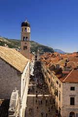 Fototapeta na wymiar Dubrovnik City Walls Old Town Croatia