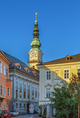 Obraz premium st. Egyd parish church, Klagenfurt, Austria
