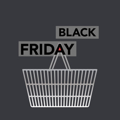 Shopping basket icon - vector illustration