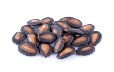 watermelon seed on white background