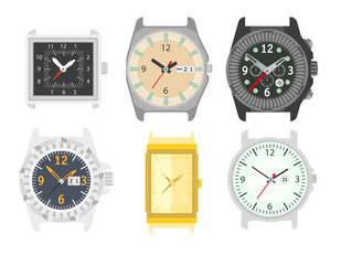 Watches set. Stylish accessory for men.