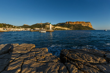 Vue on the City of Cassis, and Cap Canaille
