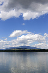 Orava´s Dam among the mountains, Slovakia