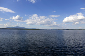Obraz premium Orava´s Dam among the mountains, Slovakia
