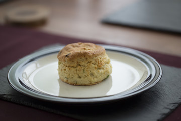 A single cheese scone