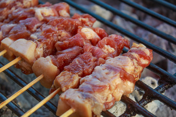 Thai styled pork babeque