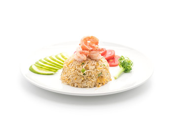 fried rice with shrimps