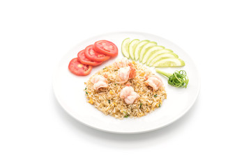 fried rice with shrimps