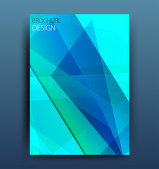 Vector business brochure flyer template or corporate banner design