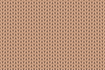 Fototapeta premium Knit woven yarn fabric seamless pattern. Beige wool seamless background. vector grpahic illustration tecture. Winter clothes. 