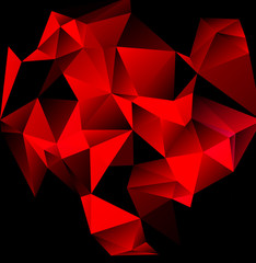 Abstract polygonal background