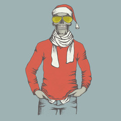 Vector skull illustration