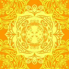 Seamless ornament background.