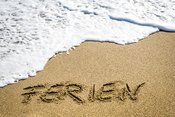 Ferien im Sand
