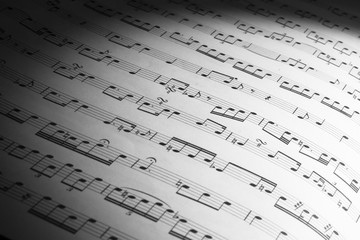 Obraz premium Music sheet background