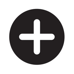 add plus sign icon illustration design