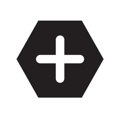 Obraz premium add plus sign icon illustration design