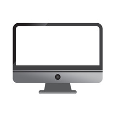 Computer screen icon illustration design