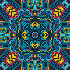 seamless vector colorful  Geometric print