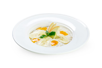 breakfast with fried eggs