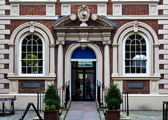 . Bluecoat Chambers Building built in 1716-1717 is the oldest surviving building in Central Liverpool - 126107709