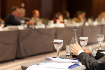 at the conference