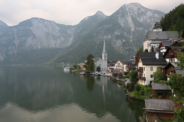 Fototapeta premium Top tourist destination, Hallstatt