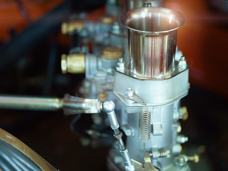 Oldtimer roter Sportwagen, Rennauto siebziger Jahre