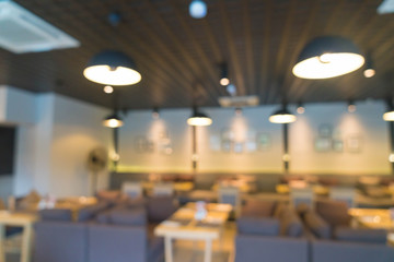 abstract blur in restaurant for background