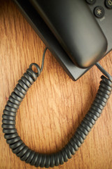 landline phone close-up