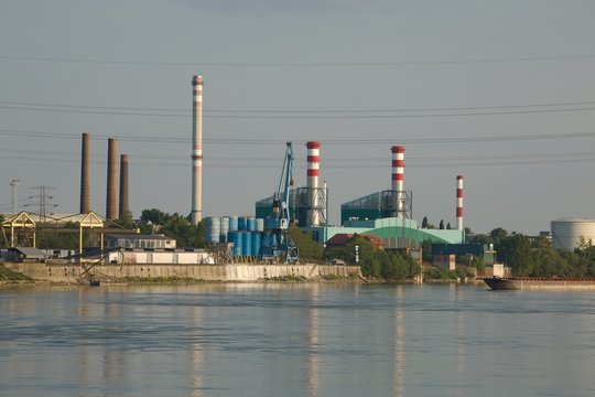 Industrial Facilities by the river