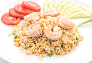 fried rice with shrimps